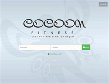 Tablet Screenshot of cocoonfitness.ca